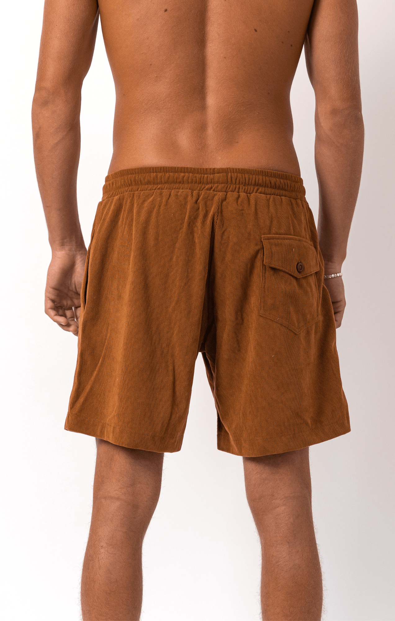 Brown - Corduroy Shorts - GONSURFING