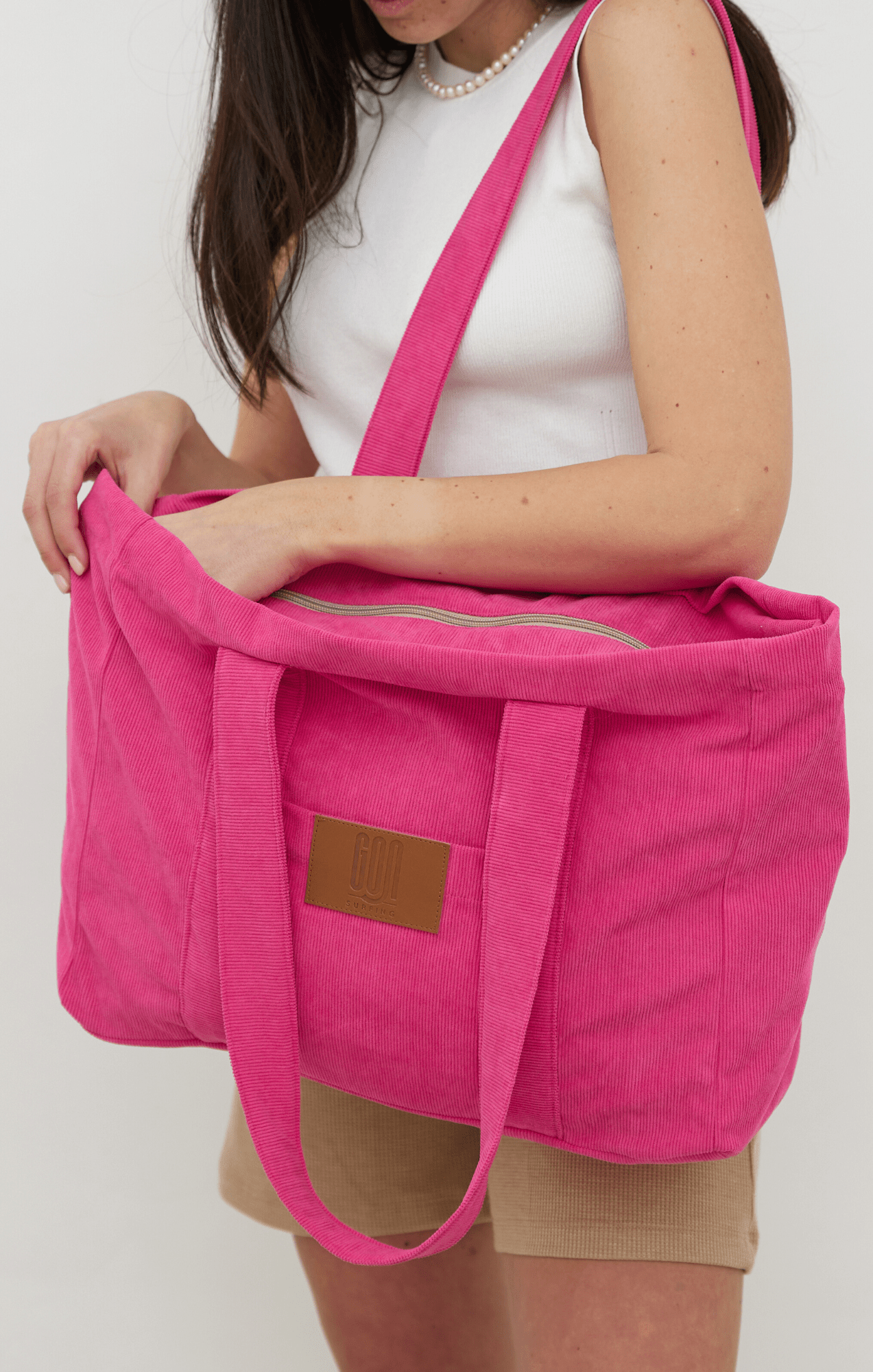 Crazy Pink - Corduroy Bag - GONSURFING