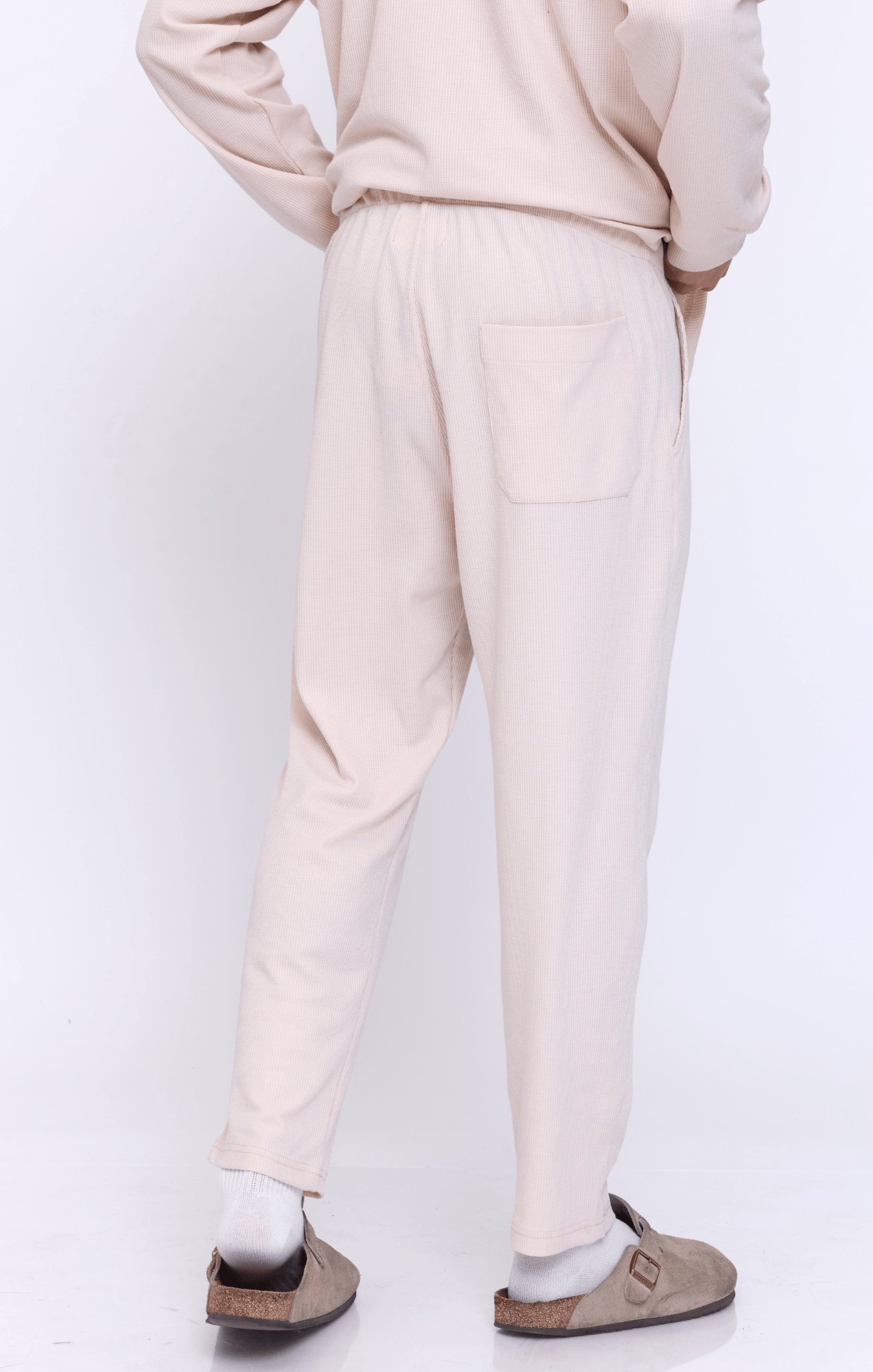 Cream - Waffle Unisex Long Pants - GONSURFING