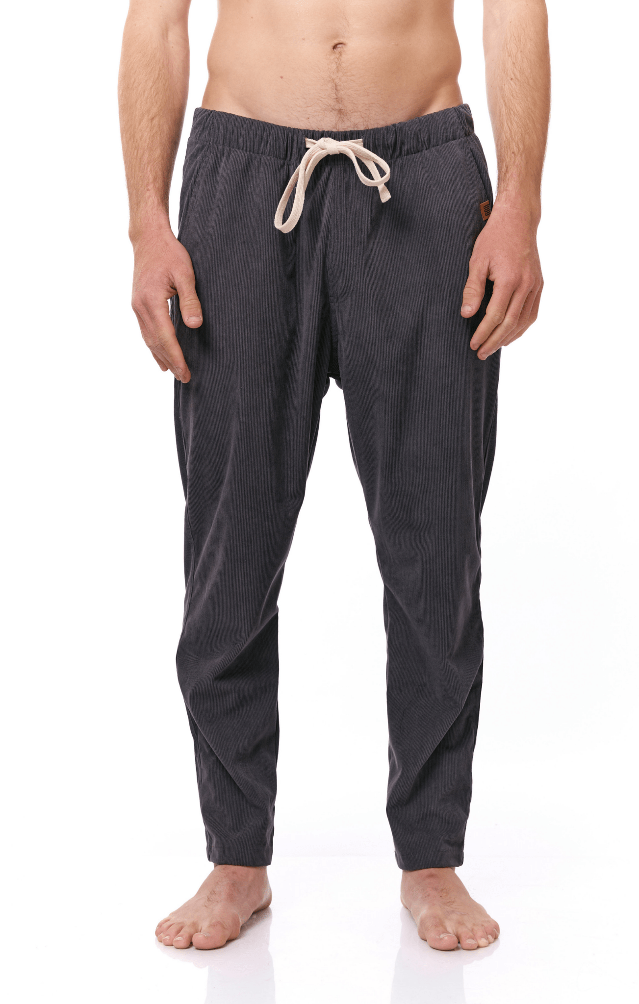 Dark Gray - Corduroy Long Pants - GONSURFING