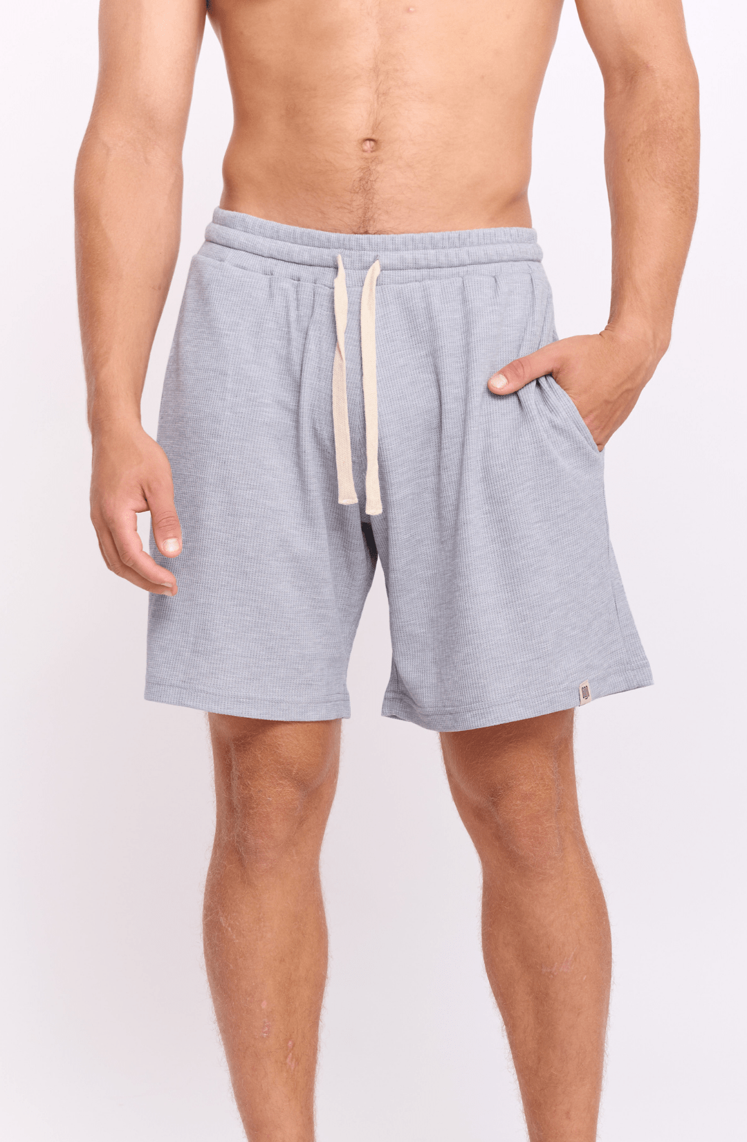 Gray - Waffle Shorts - GONSURFING