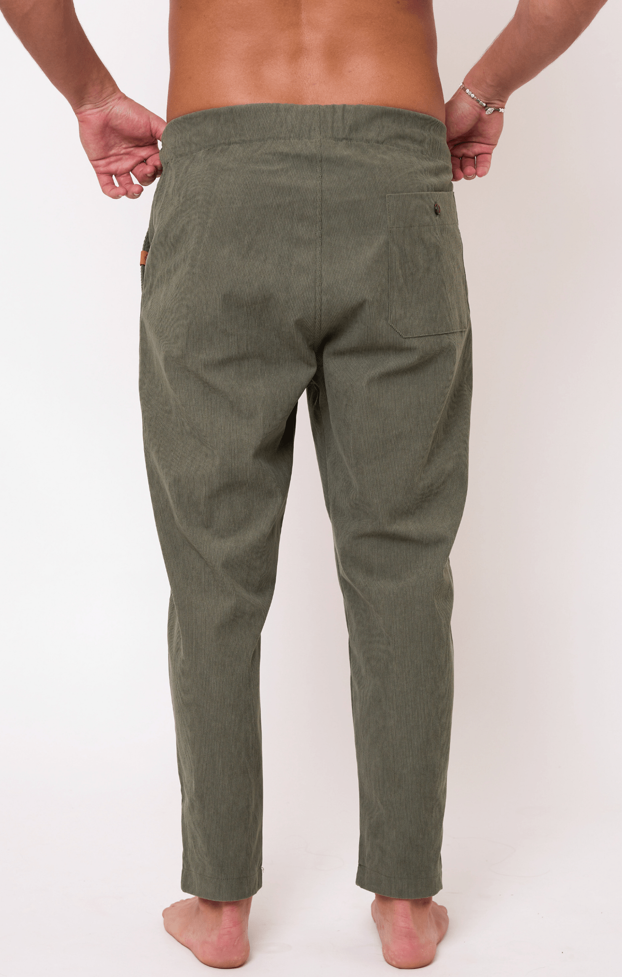 Green - Corduroy Long Pants - GONSURFING