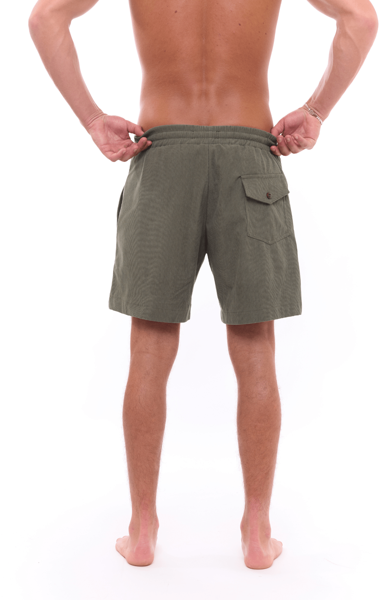 Green - Corduroy Shorts - GONSURFING