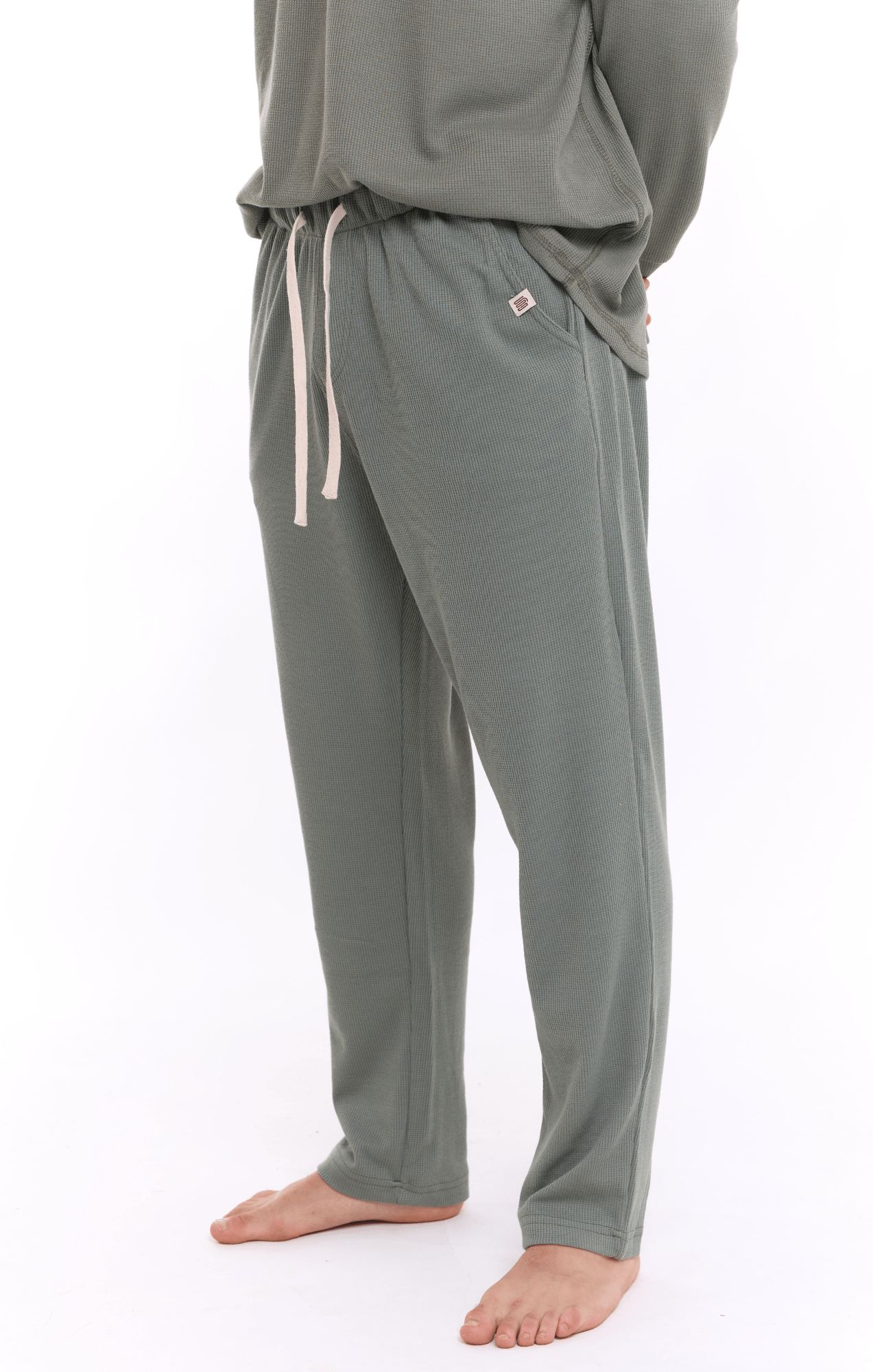 Green - Waffle Unisex Long Pants - GONSURFING