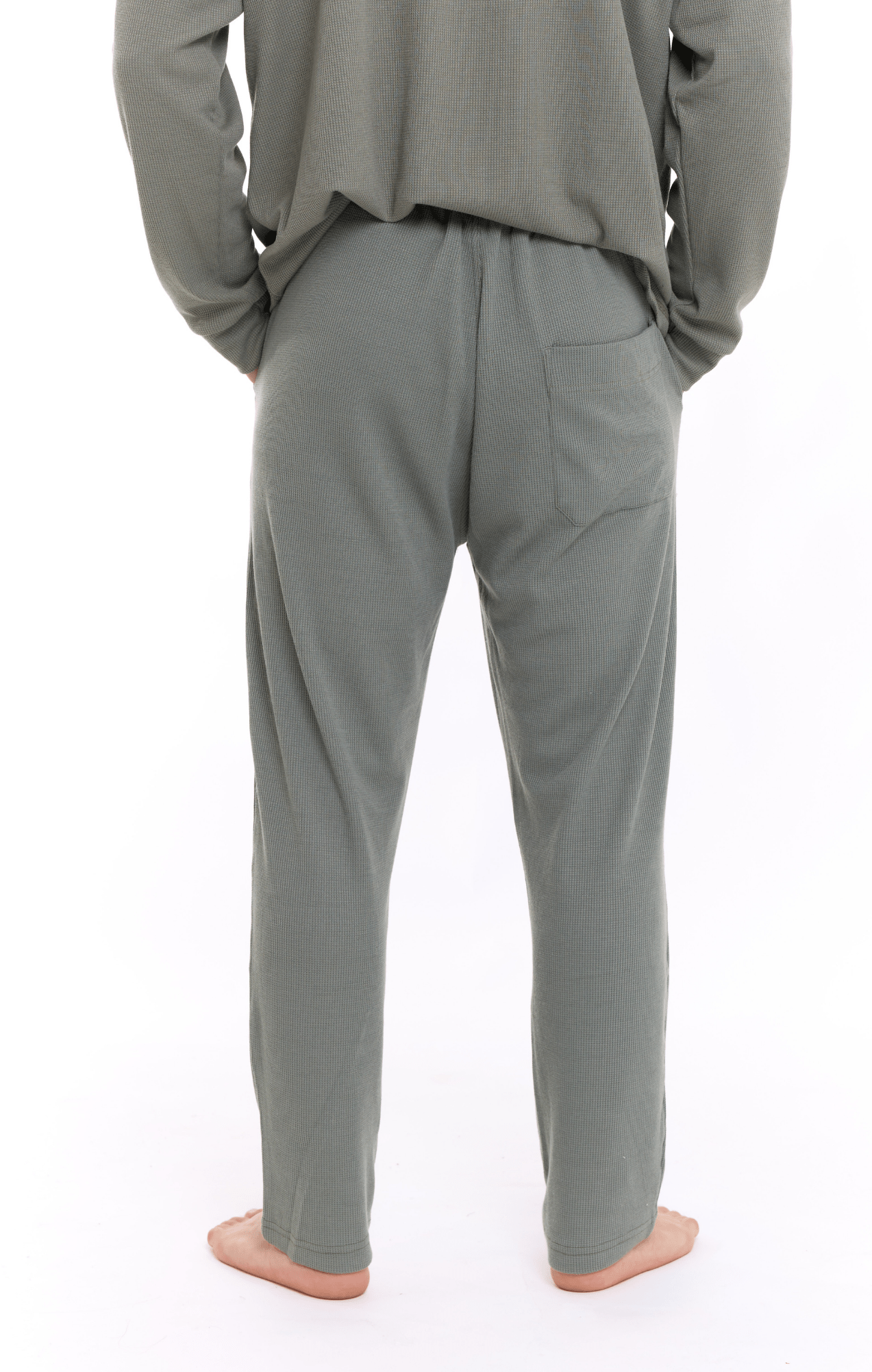 Green - Waffle Unisex Long Pants - GONSURFING