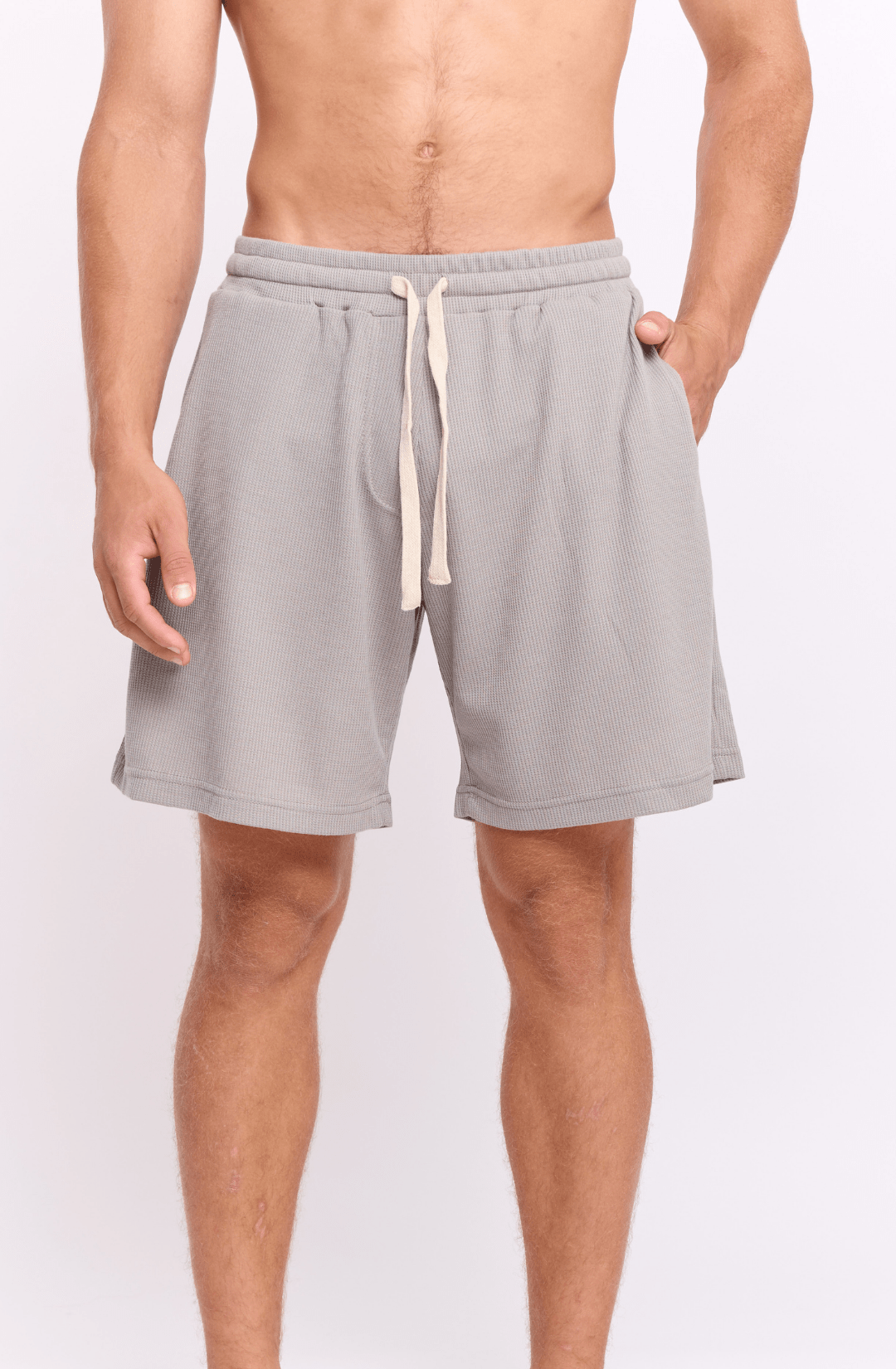 Khaki - Waffle Shorts - GONSURFING