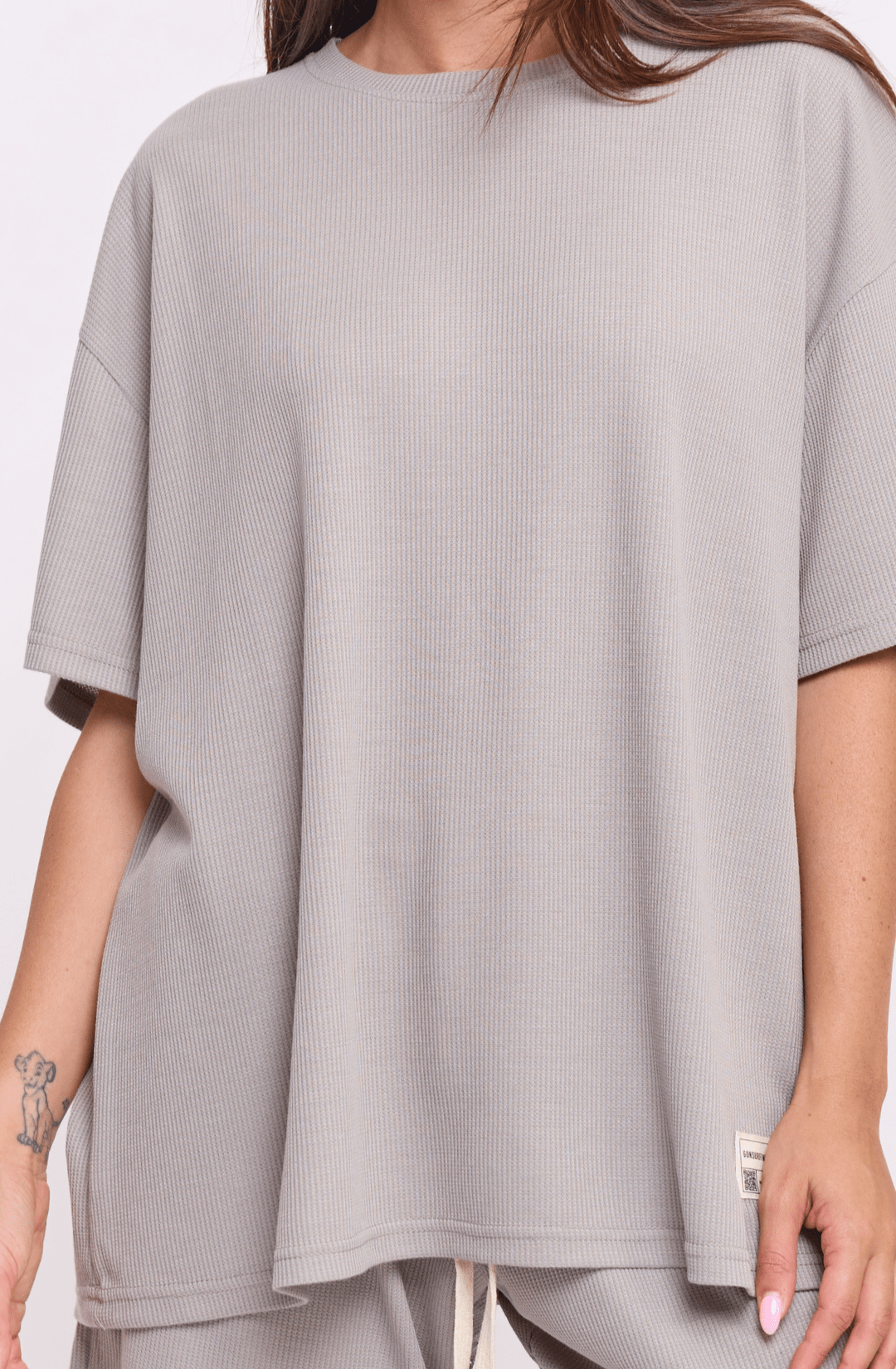 Khaki - Waffle T-Shirt - GONSURFING