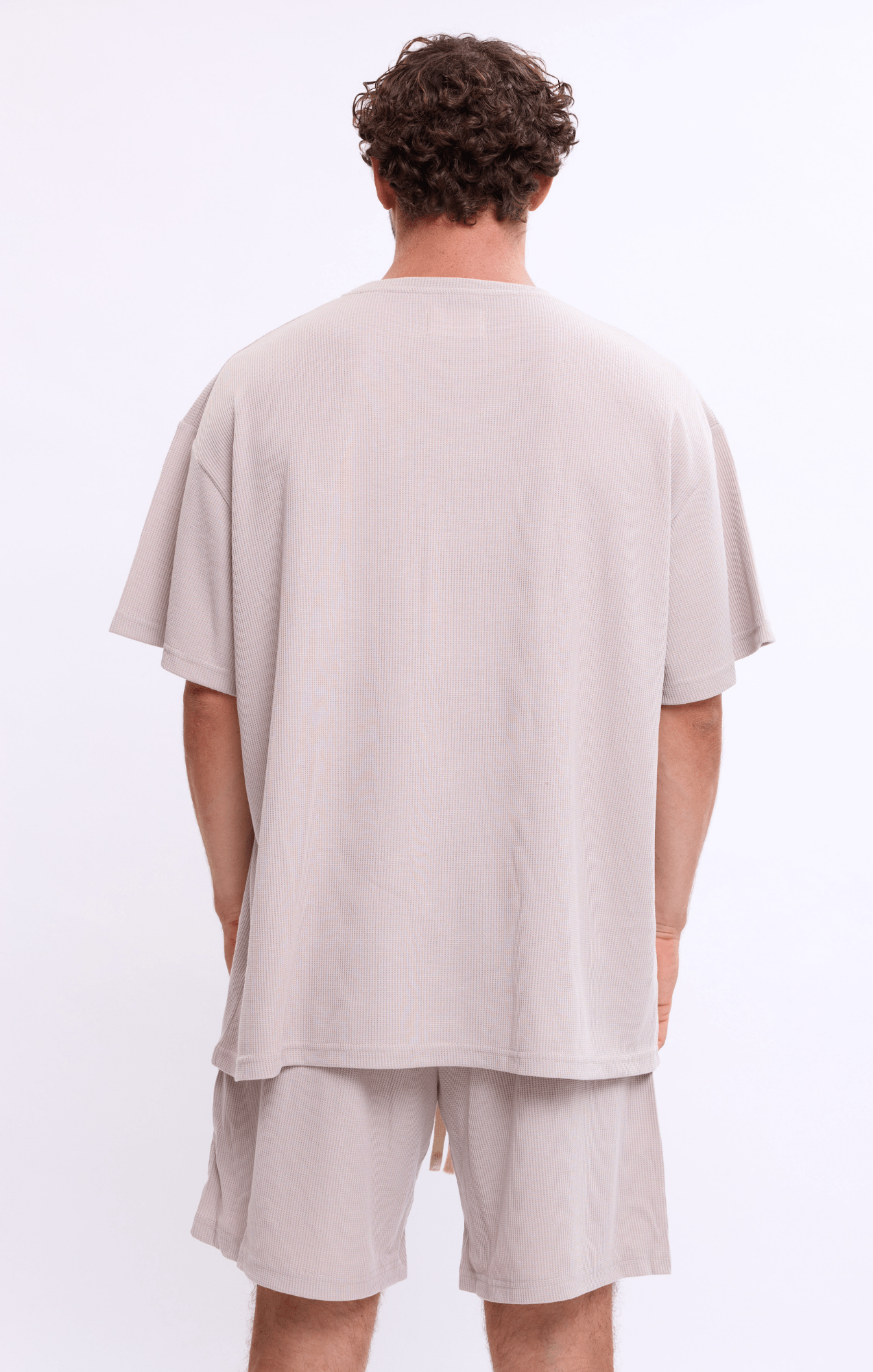 Light Khaki - Waffle T-Shirt - GONSURFING