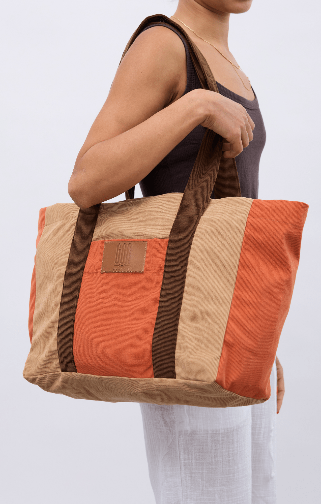 Mix brown - Corduroy Bag - GONSURFING