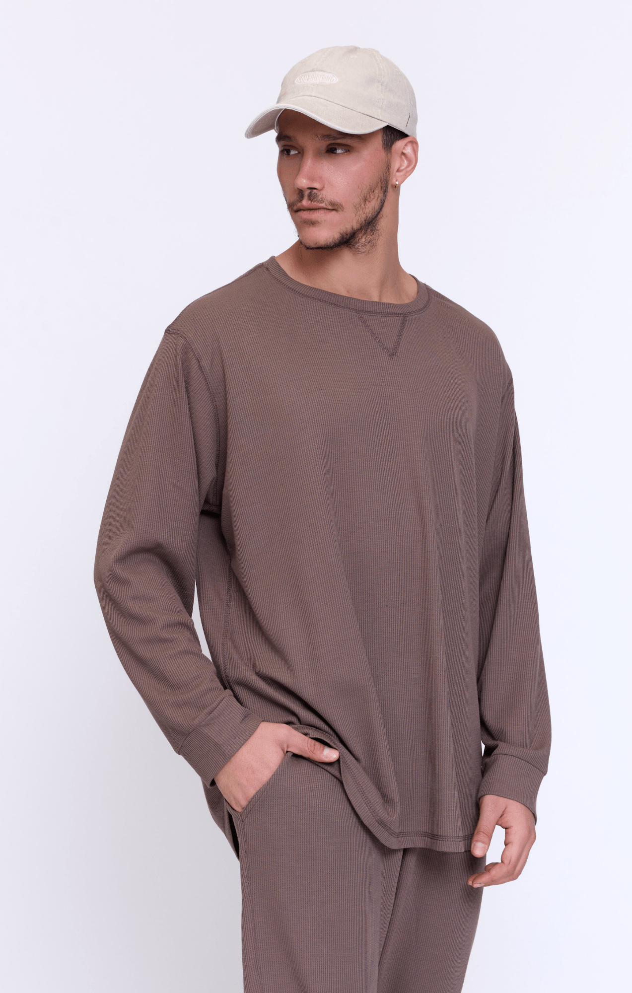 Moka - Waffle Long Shirt - GONSURFING