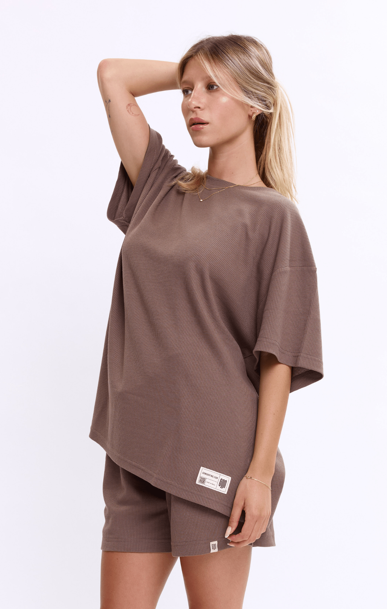 Moka - Waffle T-Shirt - GONSURFING