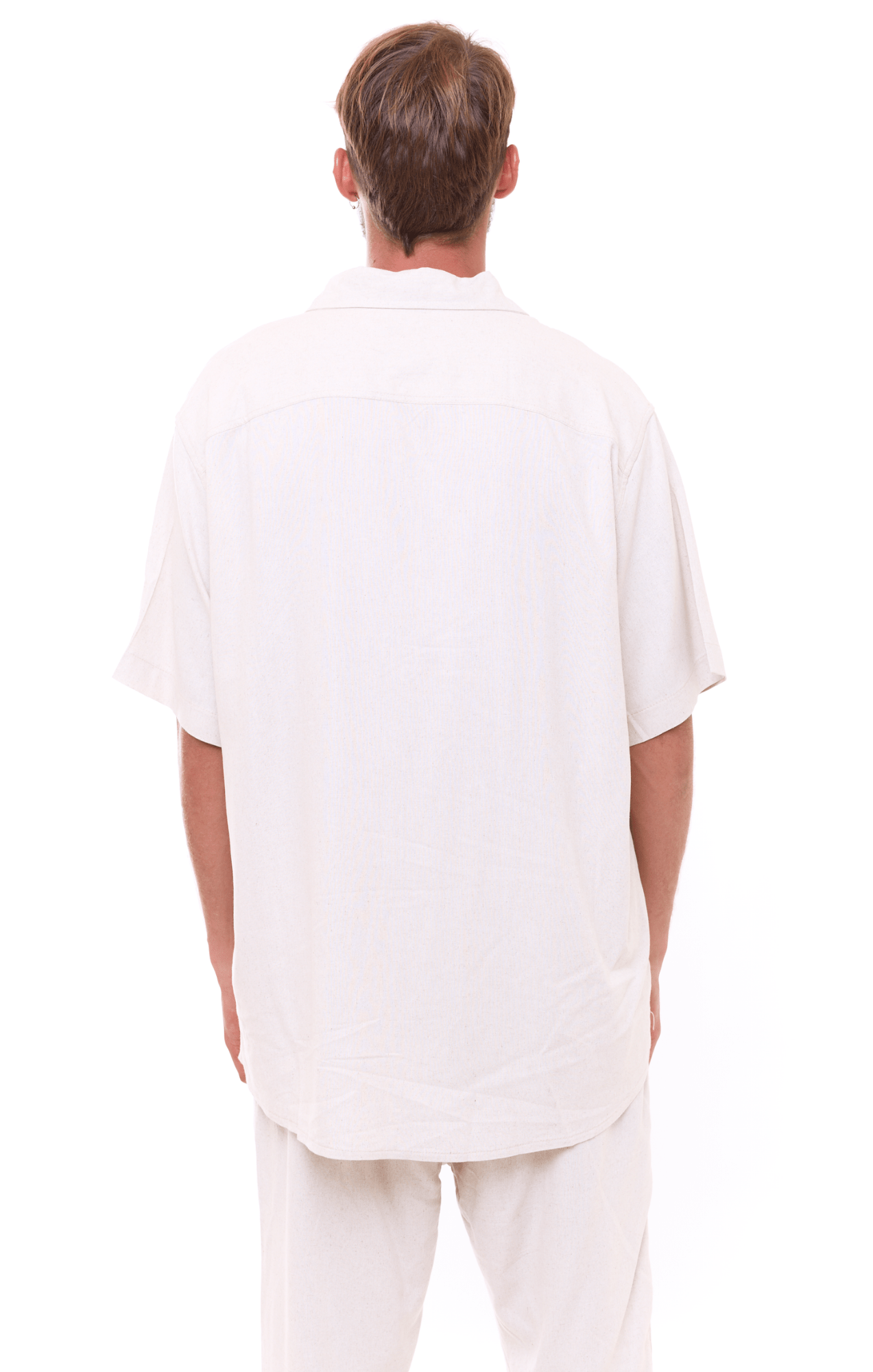 Natural Light - Unisex Oversize Linen Shirt - GONSURFING