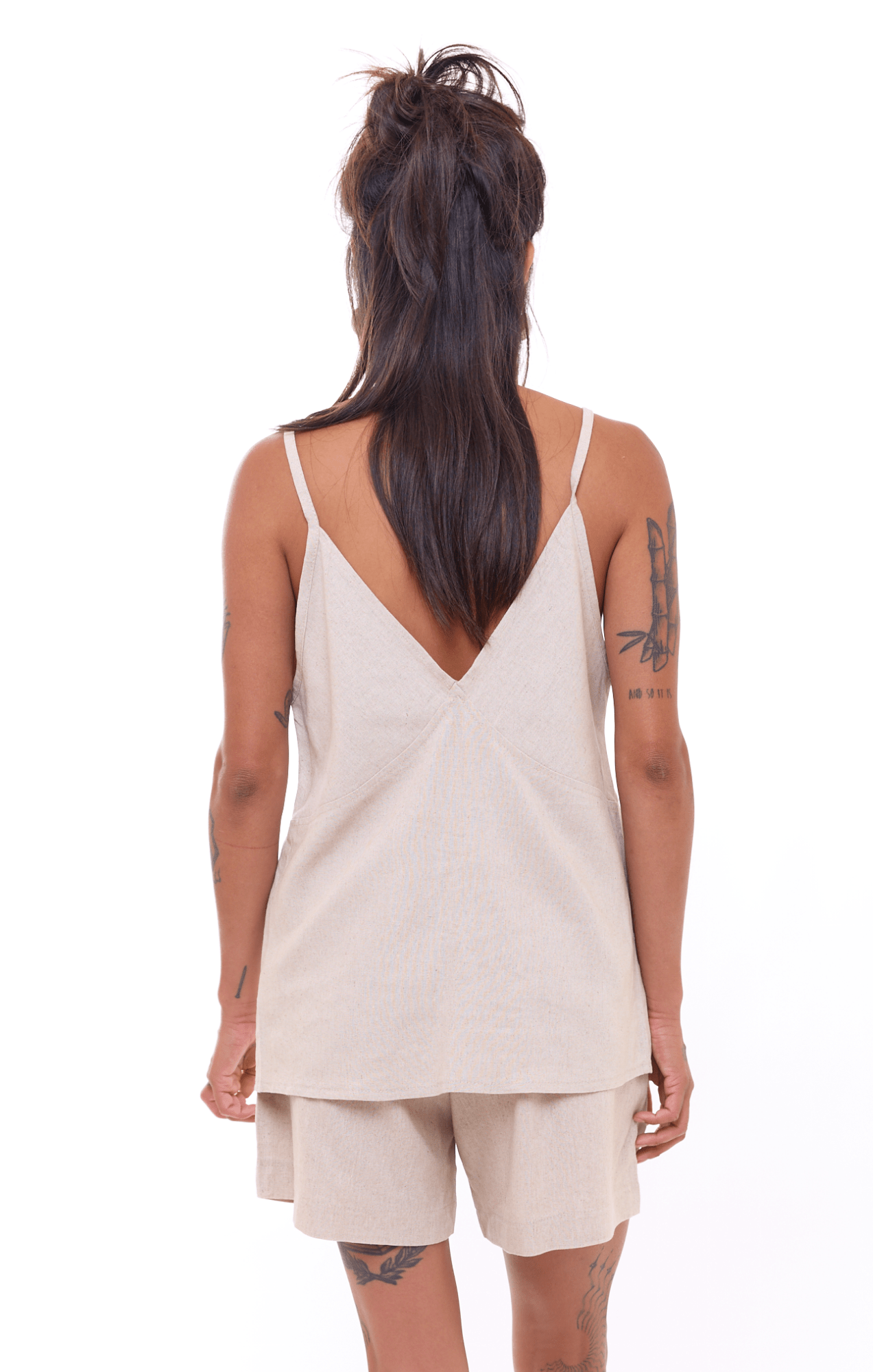 Natural - Women Linen Top - GONSURFING