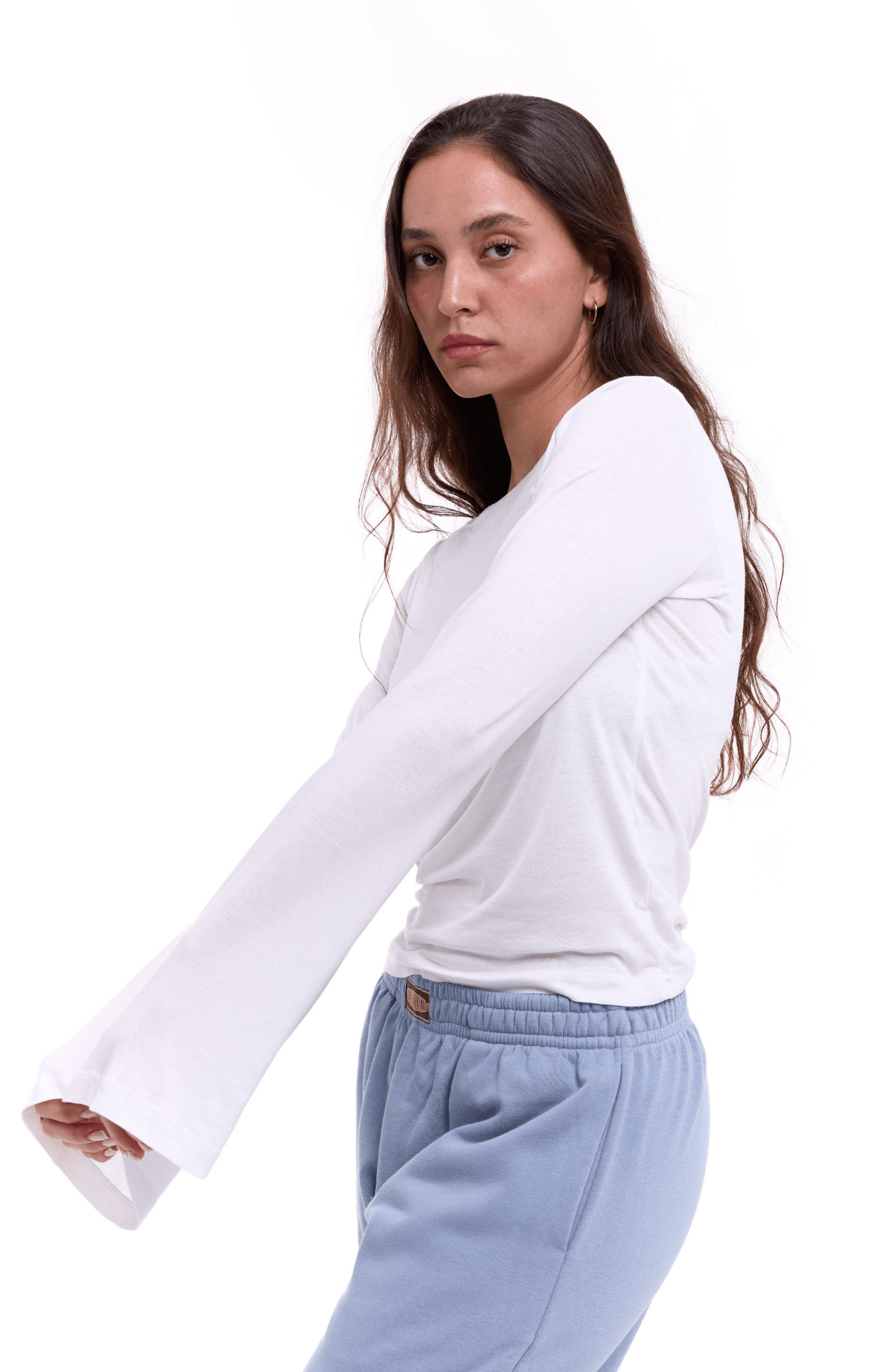 Off shoulder shirt - White - GONSURFING