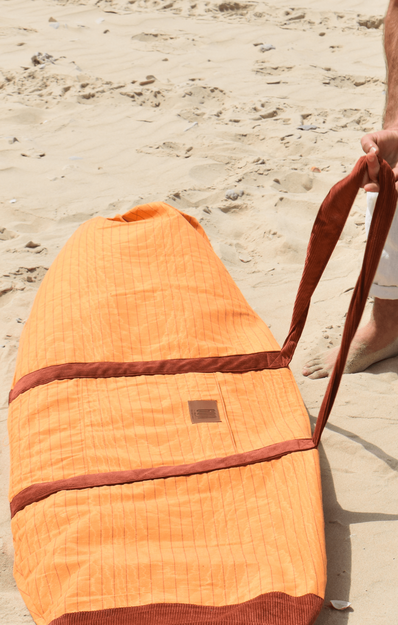 Orange strips - Surfboard Bag - GONSURFING