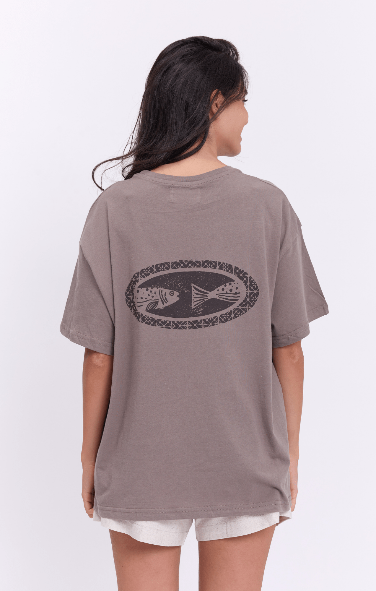 Oval fish - Oversize T-Shirt - GONSURFING