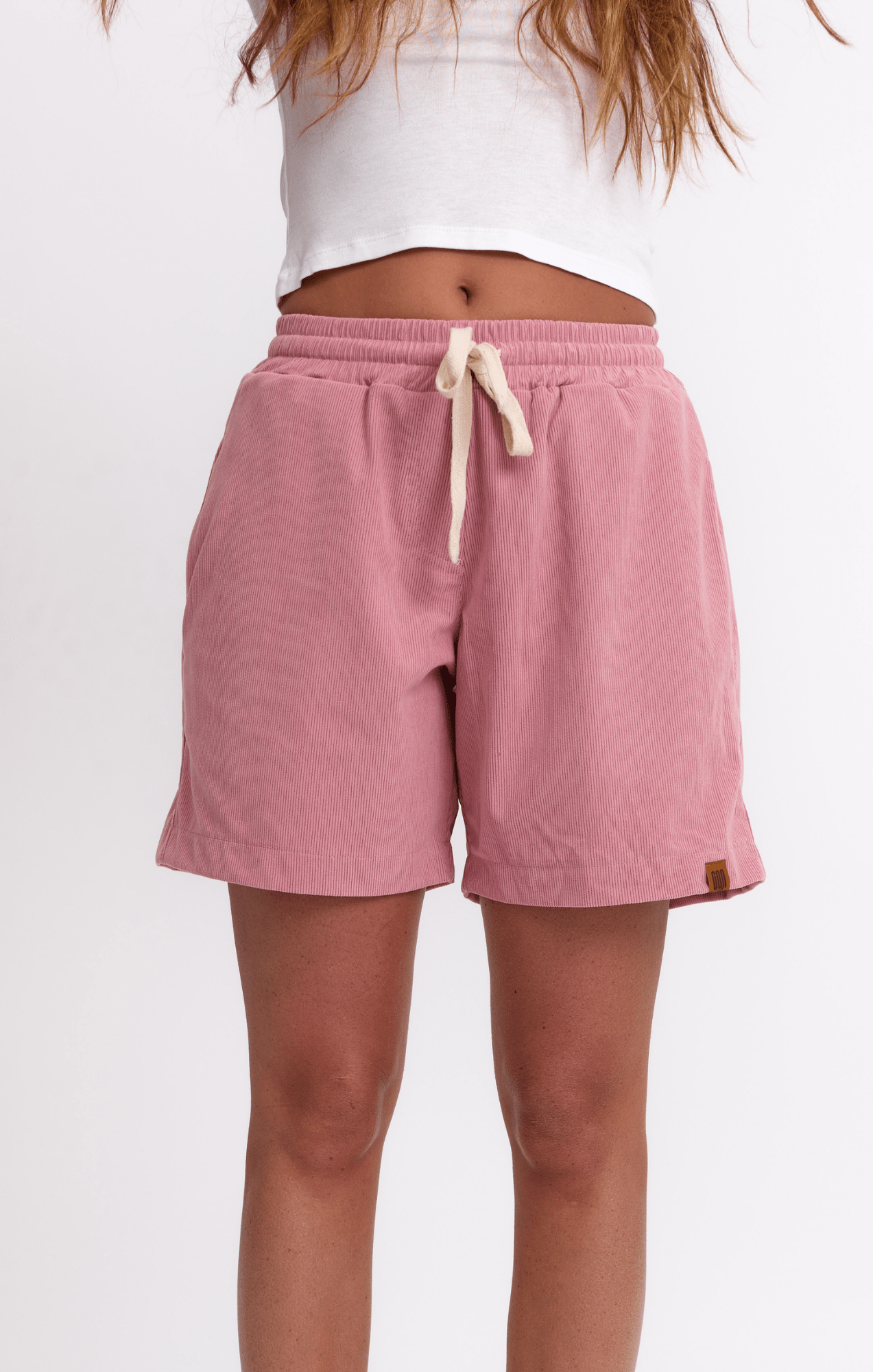 Pink - Corduroy Shorts - GONSURFING