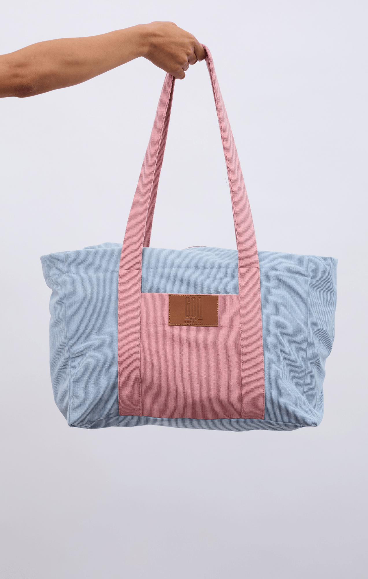 Pink & Light Blue - Corduroy Bag - GONSURFING