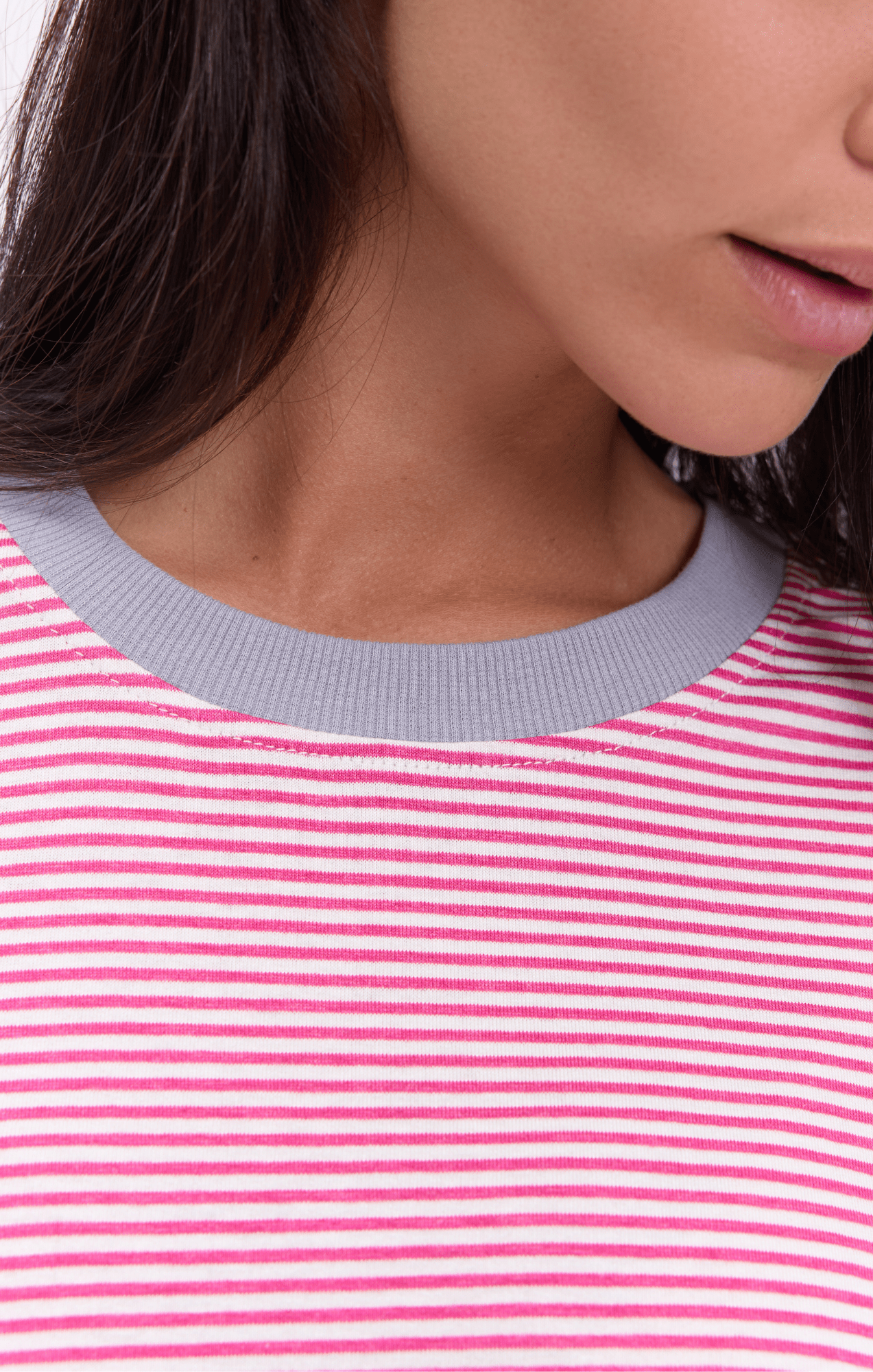 Pink Stripes - Oversize T-Shirt - GONSURFING