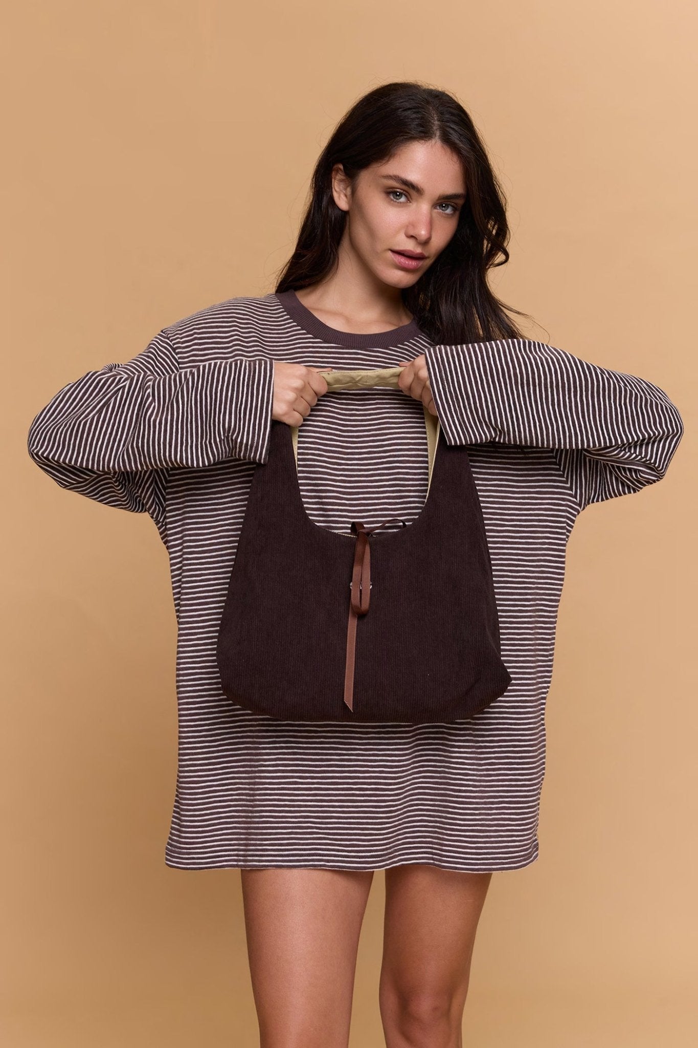 Shoulder bag - Butter \ brown - GONSURFING
