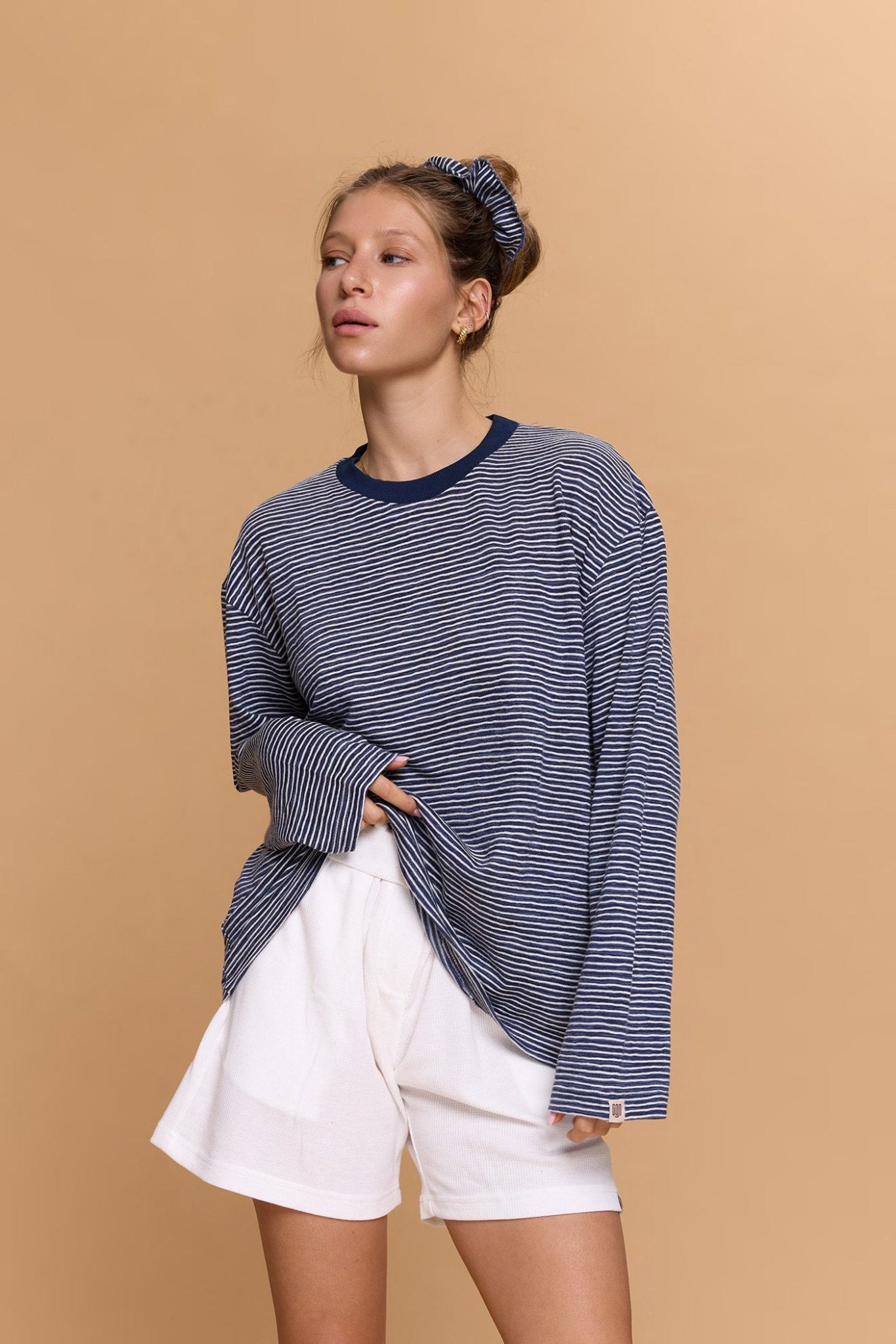 Striped Long sleeve - Blue - GONSURFING