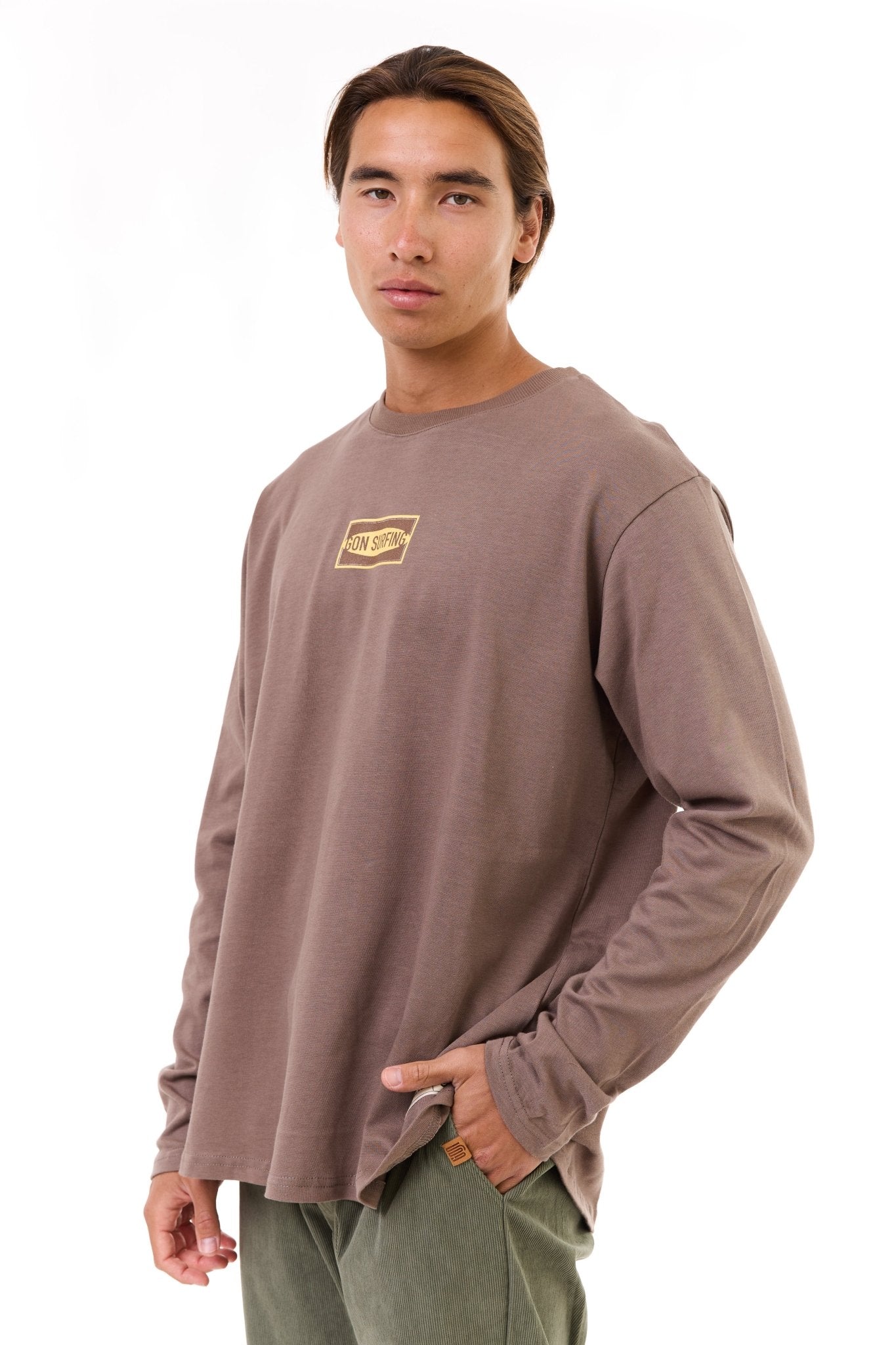 Vintage logo - oversized long sleeves - GONSURFING
