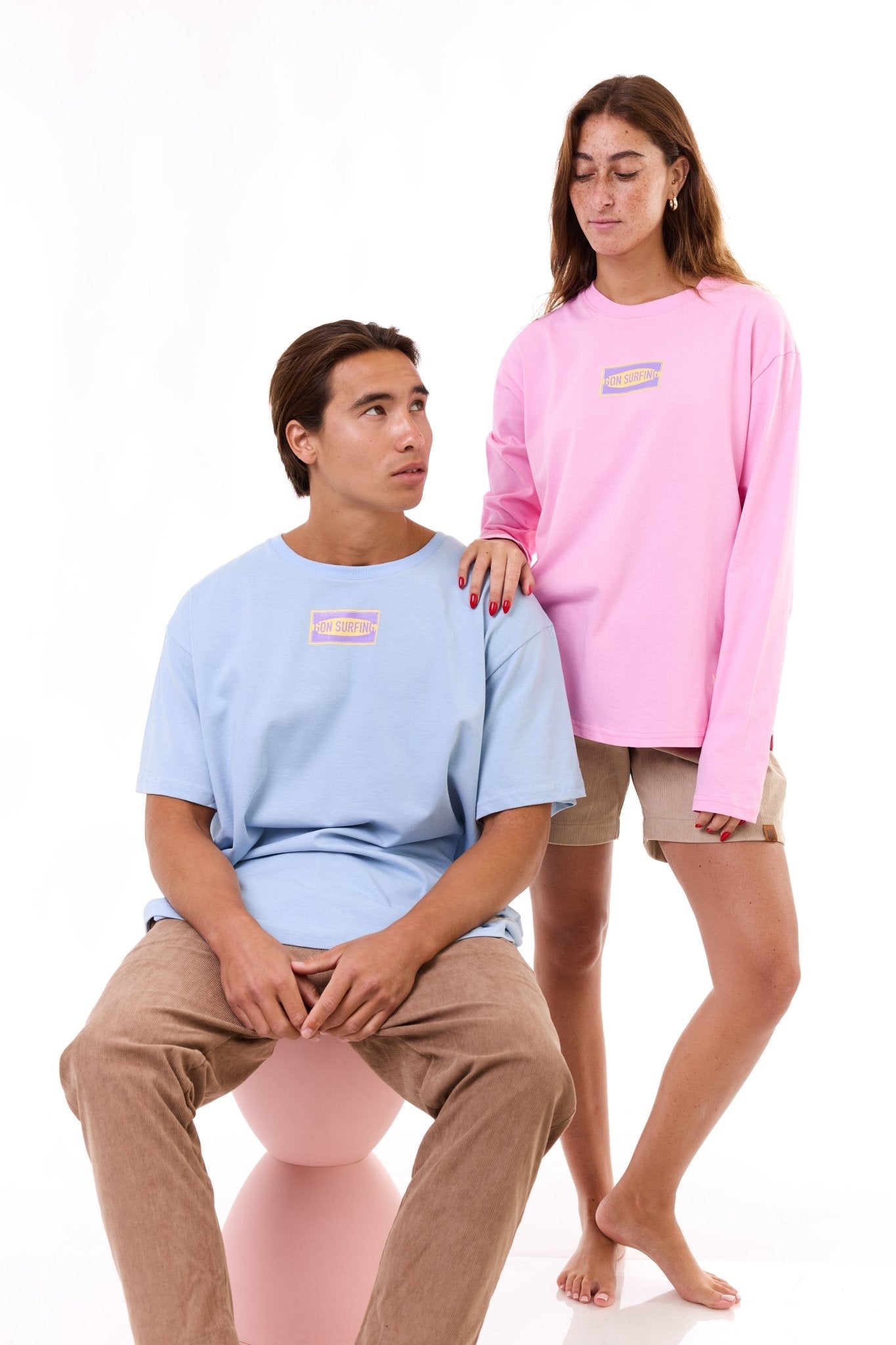 Vintage logo - oversized long sleeves - GONSURFING