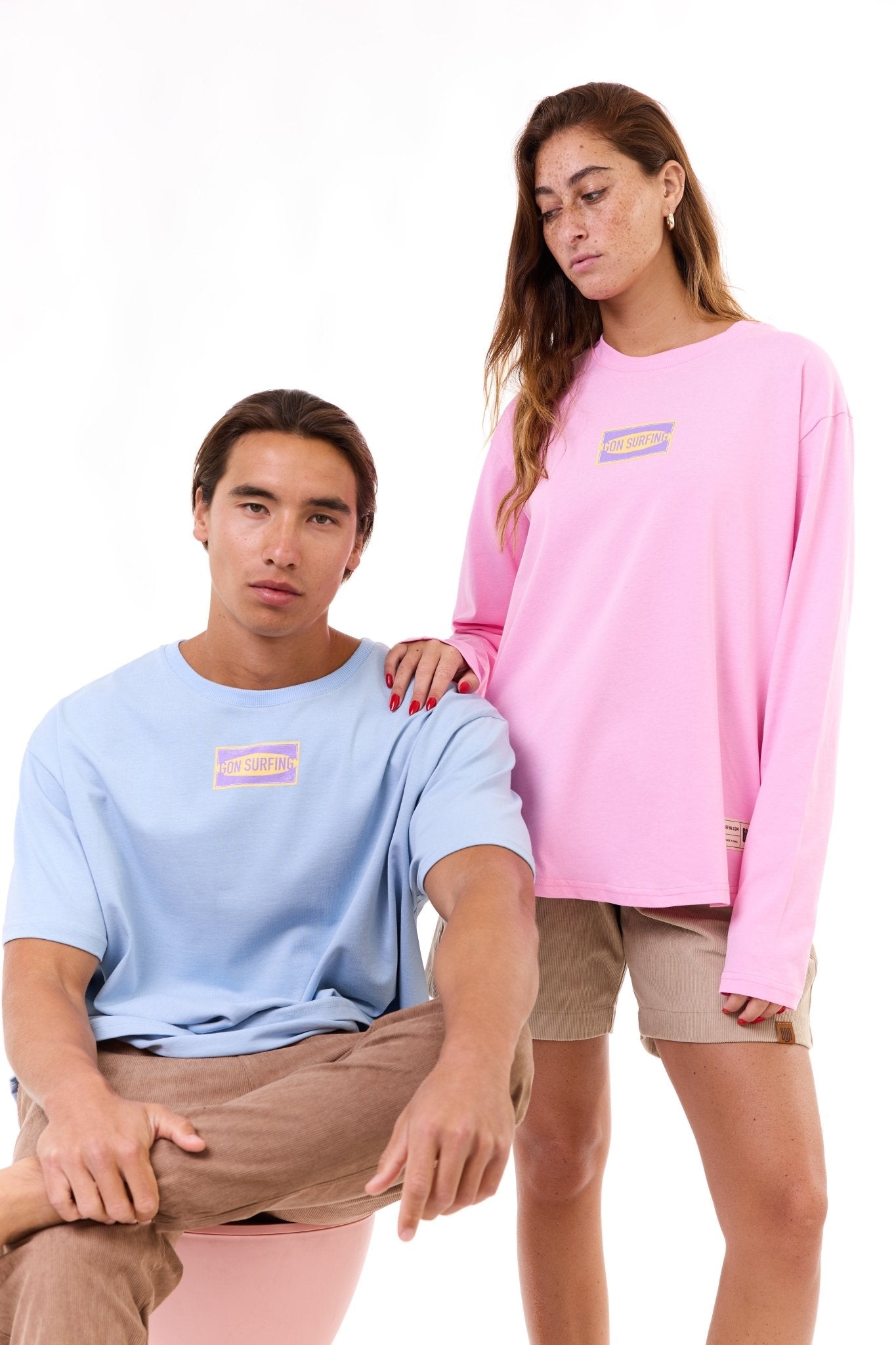 Vintage logo - oversized t-shirt - GONSURFING