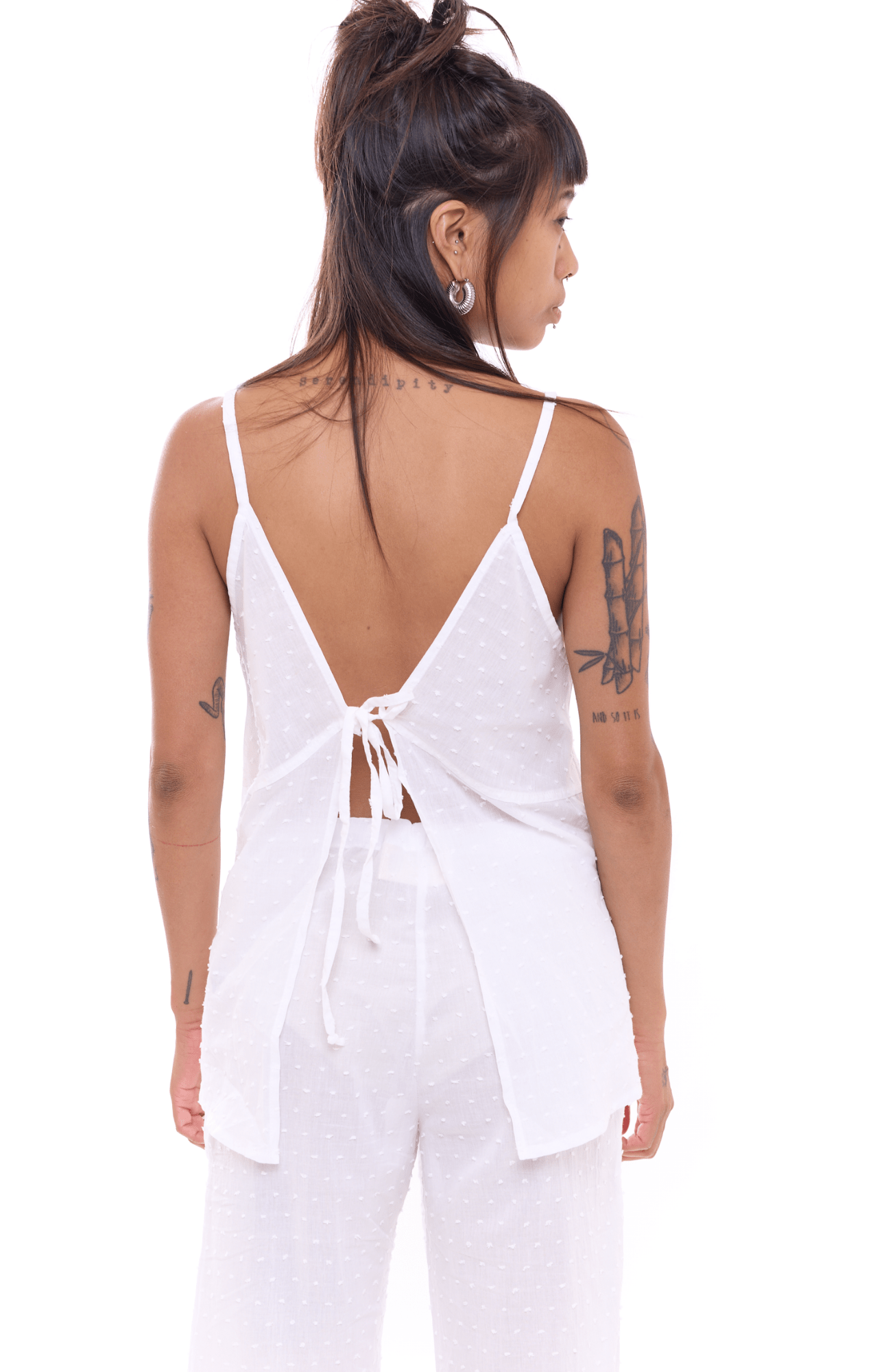 White Points - Women Cotton Top - GONSURFING