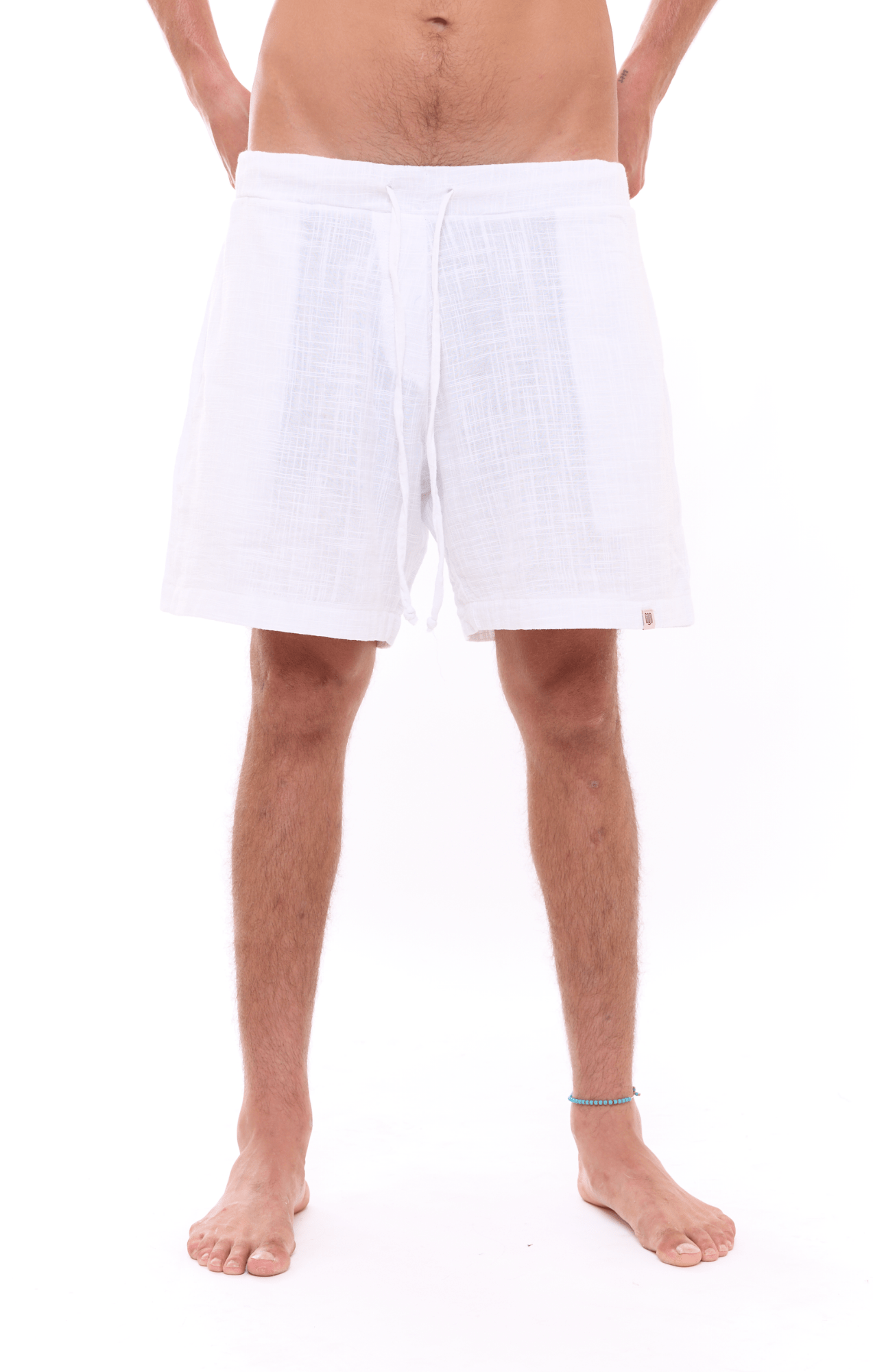 White texture - Unisex Cotton Shorts - GONSURFING