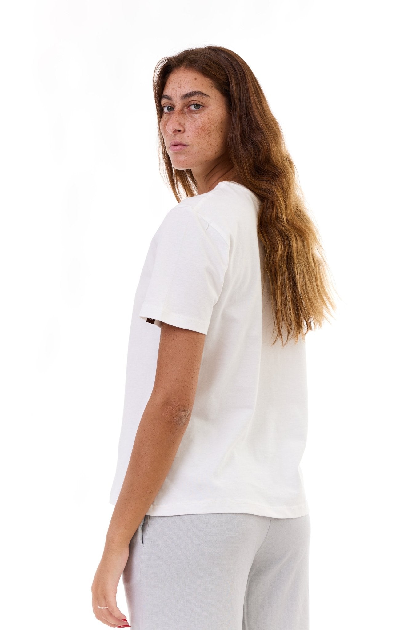 White - women t-shirt - GONSURFING